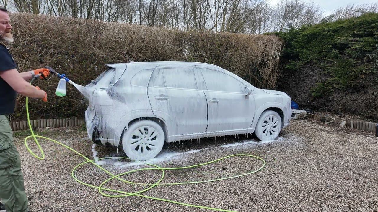Citrus pre wash layered with Bilt Hamber Auto Foam to clean a really dirty car