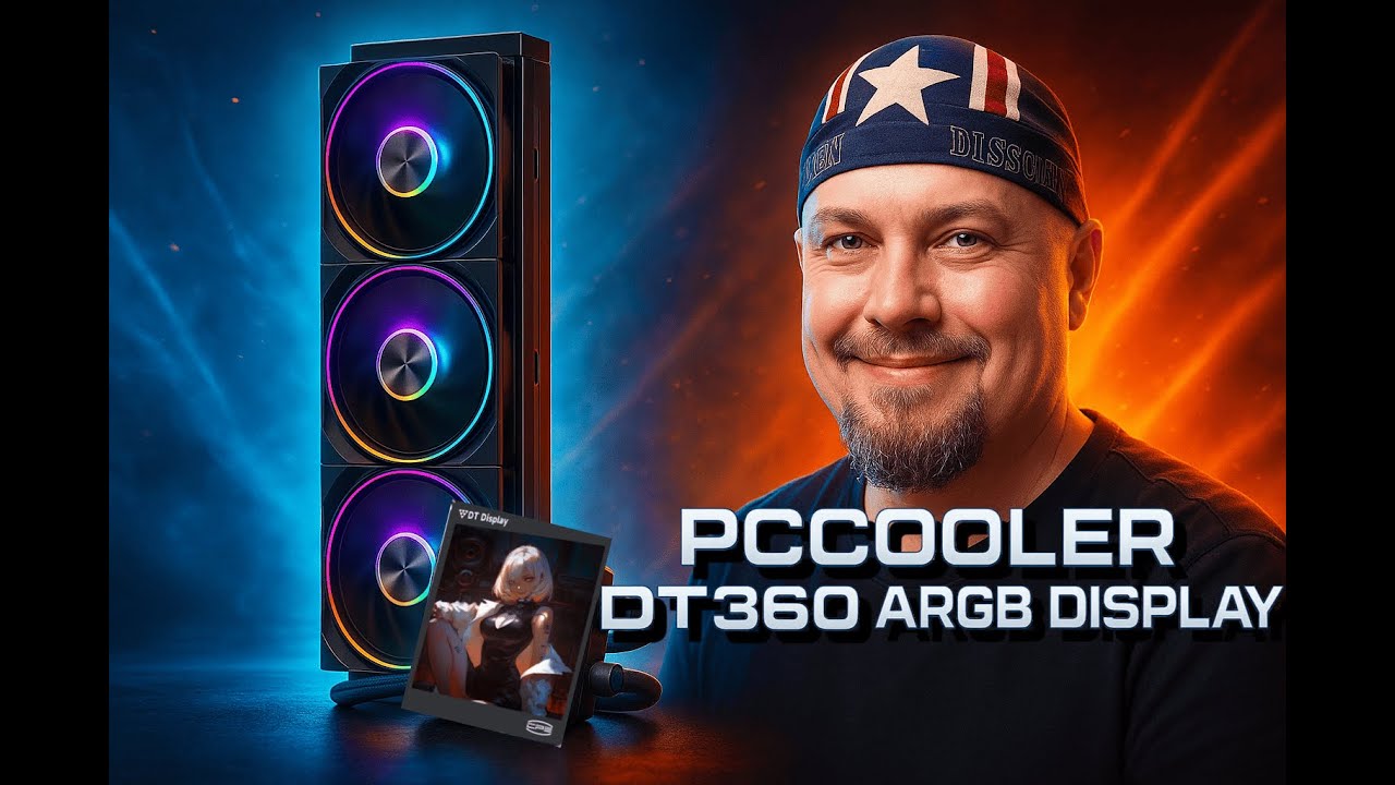 PCCooler DT360 ARGB Display — Эффективная и Недорогая СЖО с Двумя Экранами