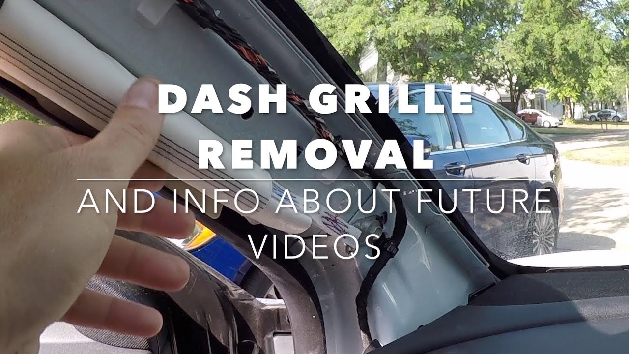 Tesla Model 3 Dash grille removal and explanation of new videos coming soon!