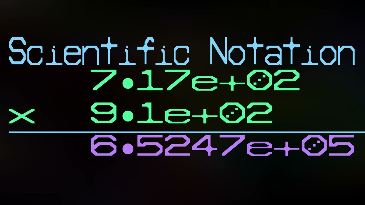 Sleepy Scientific Notation Mathematics 2