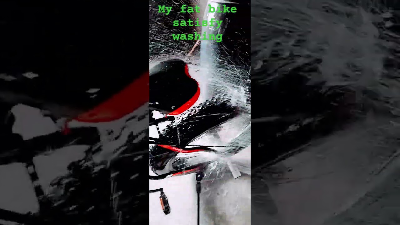 my new fat bike,under 15000 washing video 