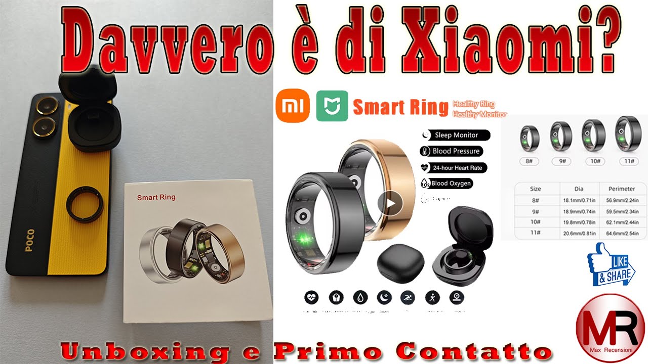 Ma questo è lo Smart Ring di Xiaomi? Non credo ma costa pochissimo!