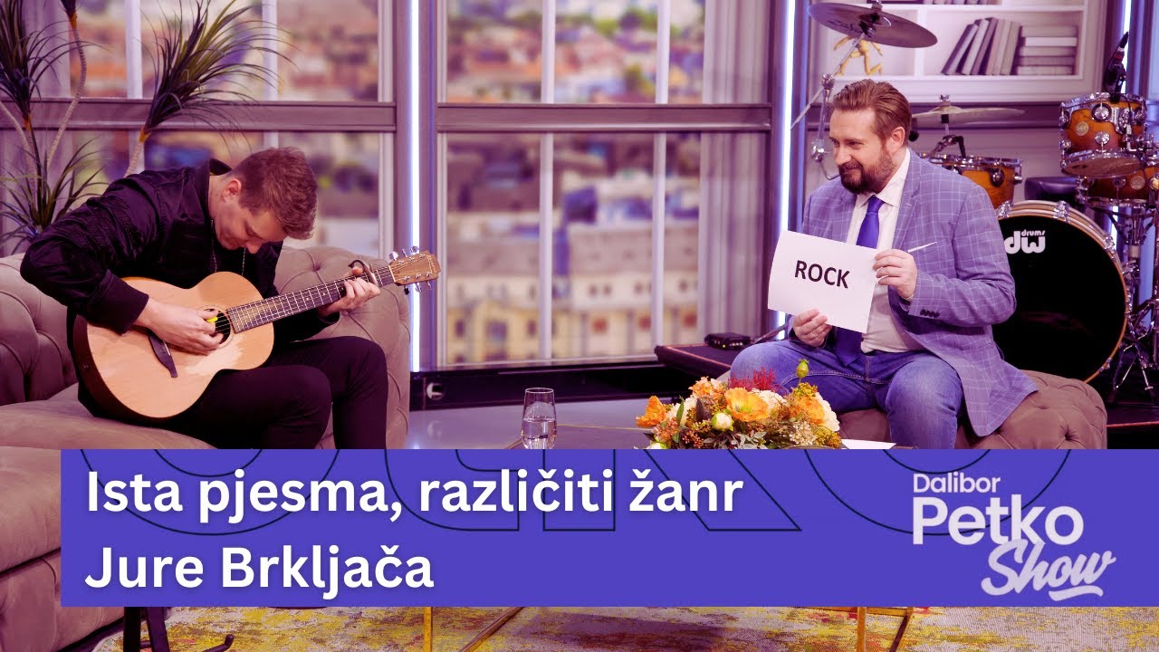 Ista pjesma, različiti žanr - Jure Brkljača | Dalibor Petko Show | CMC TV