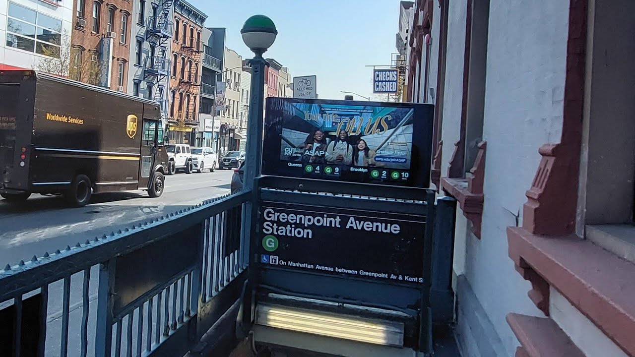 MTA NYC Subway: R211A & R211T (G) Train at Greenpoint Avenue + A Tour of the Station (Late AM Rush)