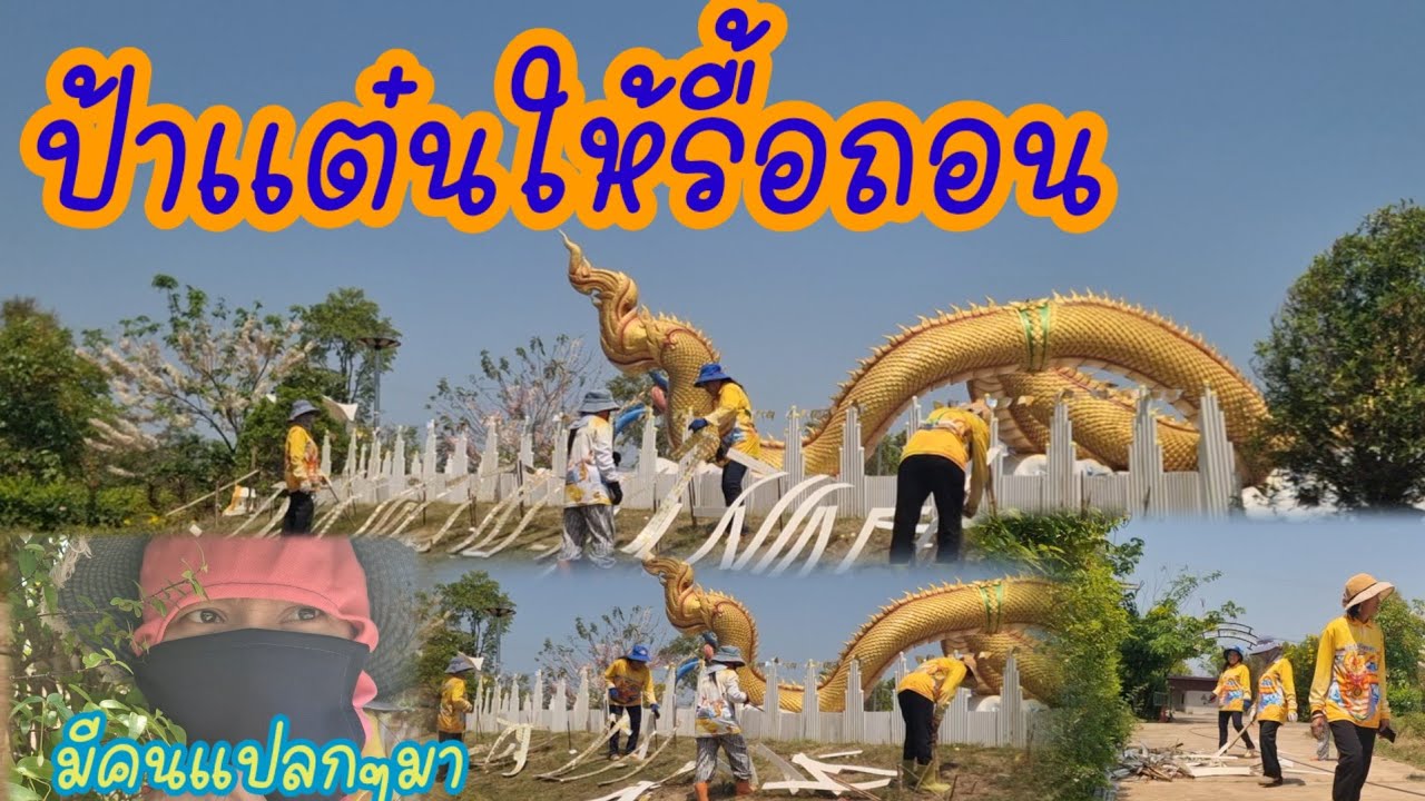 ป้าเเต๋นให้รื้อถอนแล้ว...ส.วจัดให้..มีคนแปลกๆมาวังปู่