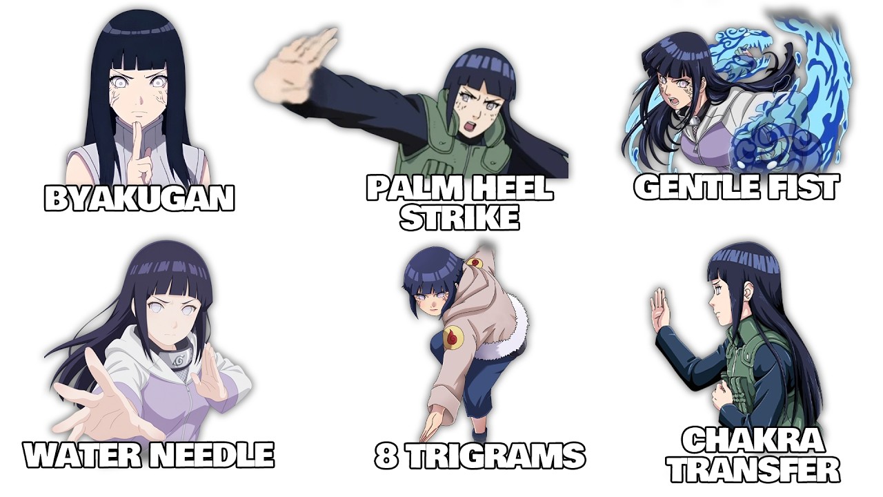 Every Hinata's Ability in Naruto Explained in 17 minutes