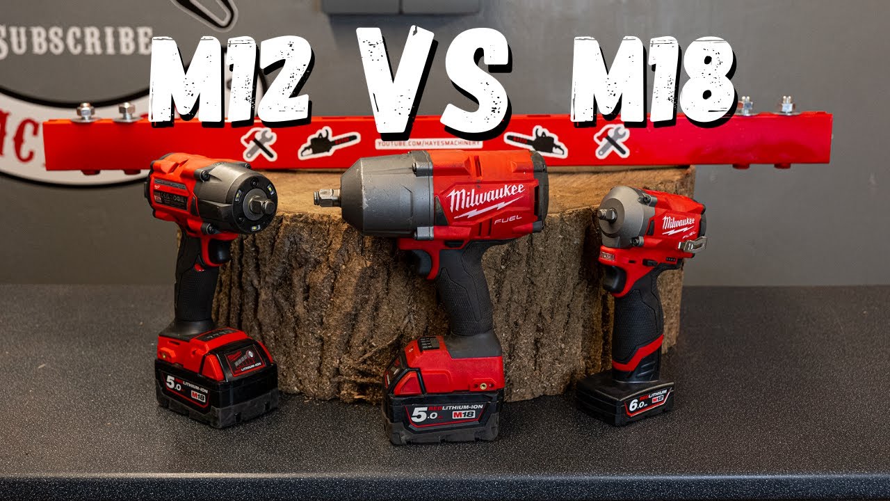 Milwaukee Fail.. M12 vs M18 Impact Wrenches
