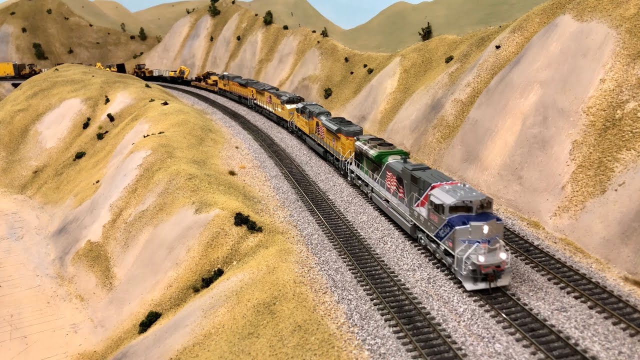 NON STOP HO Scale Model Trains | Amtrak, UP & More | Ep.5 [4K]
