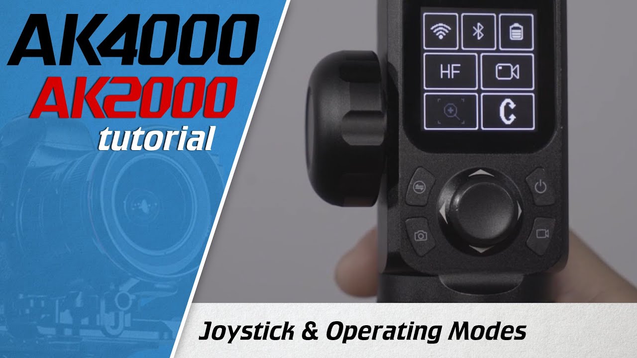 AK4000 & AK2000 - joystick & Operating Modes