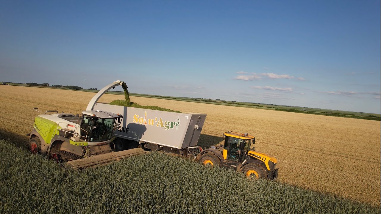 Journée chargée pour ETA Solu’agri et ETA des fans dans les ensilages de céréales immatures 💪🏻💨🌾