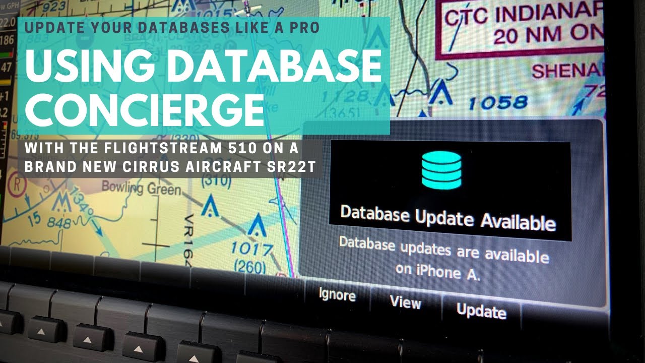 Update your Cirrus Aircraft Using Database Concierge with the Flight Stream 510