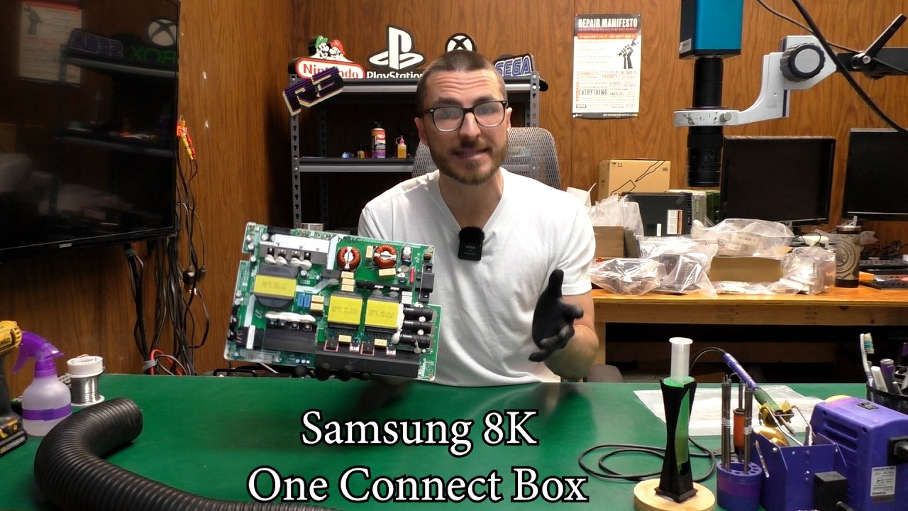 Как починить телевизор Samsung 8K QN75QN900DFXZA: нет питания, нет изображения.