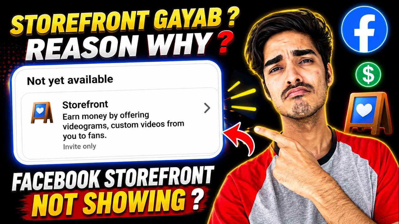 Facebook Storefront Not Showing 😱 Facebook Storefront Not Show 🤔 Facebook Storefront Gayab Ho Gaya
