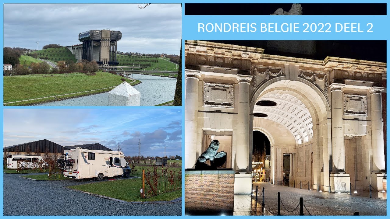 #237 Met de camper door Belgie - Camperplaats Thieu, Doornik en Ieper
