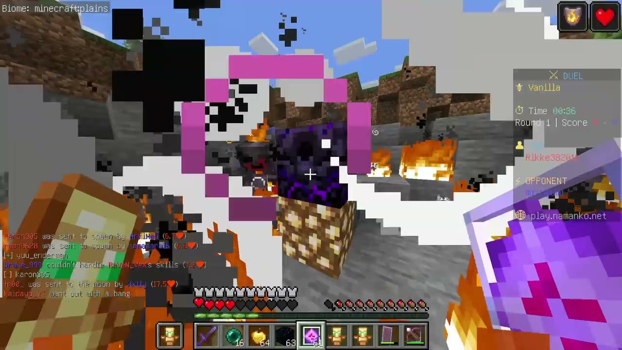 Minecraft crystal pvp JAVA