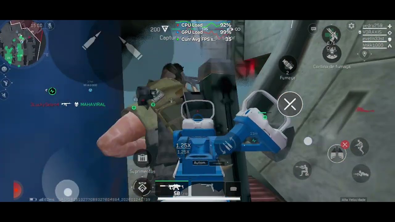 Delta force mobile helio g99 a 40fps