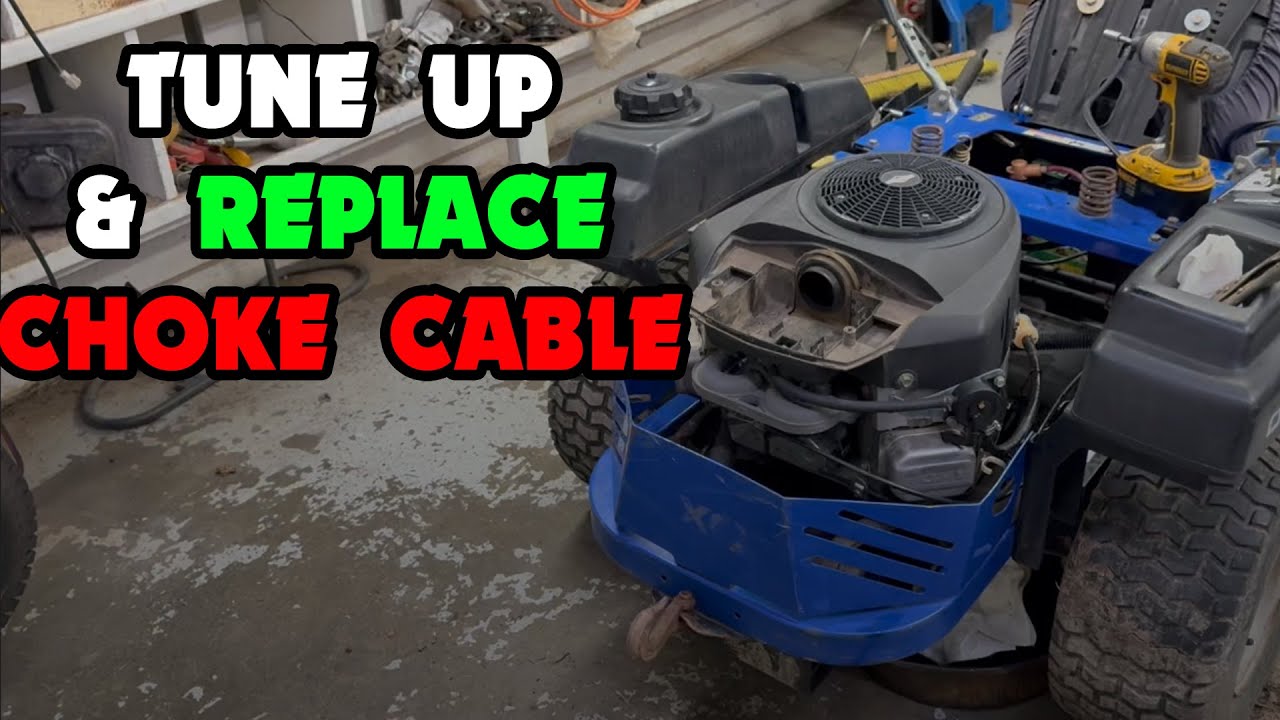 Tune Up and Replacing Choke Cable on Dixon Zero Turn Riding Mower