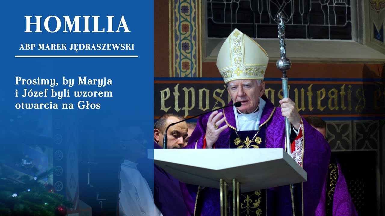 Abp Jędraszewski w czasie wigilii WSDAK: Prosimy, by Maryja i Józef byli wzorem otwarcia na Głos