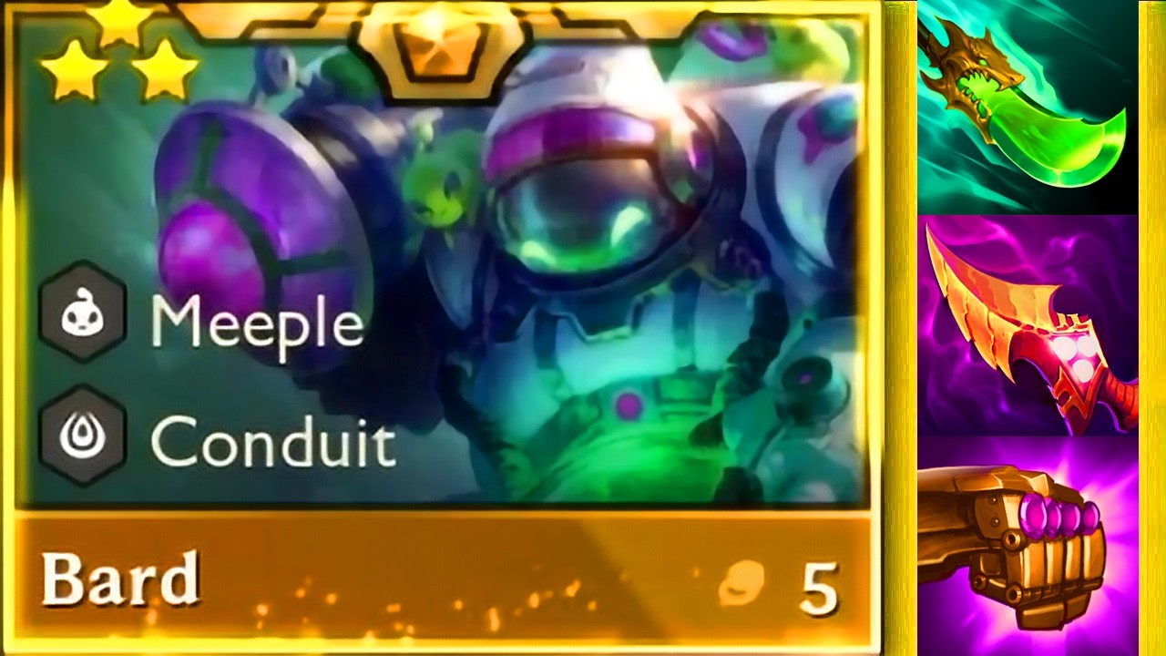 INFINITE GOLD HACK! 3 STAR BARD IS INSANE TFT SET 17