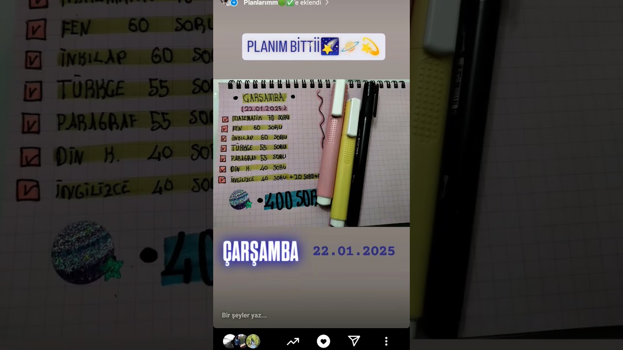 S&ouml;mestr Tatilinde Ders &Ccedil;alışma Vlog Kanalda #lgs2025 #aboneol