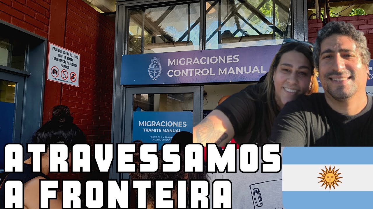 Fomos de ônibus do Brasil para a Argentina
