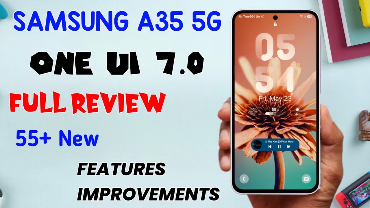 Samsung A35 One UI 7.0 Android 15 Update Full Review 55+ New Features & Improvements