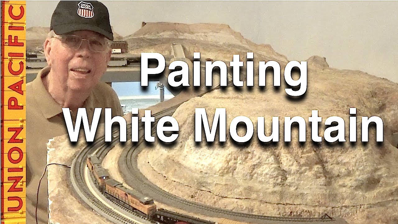 Painting White Mountain on My N-Scale Layout