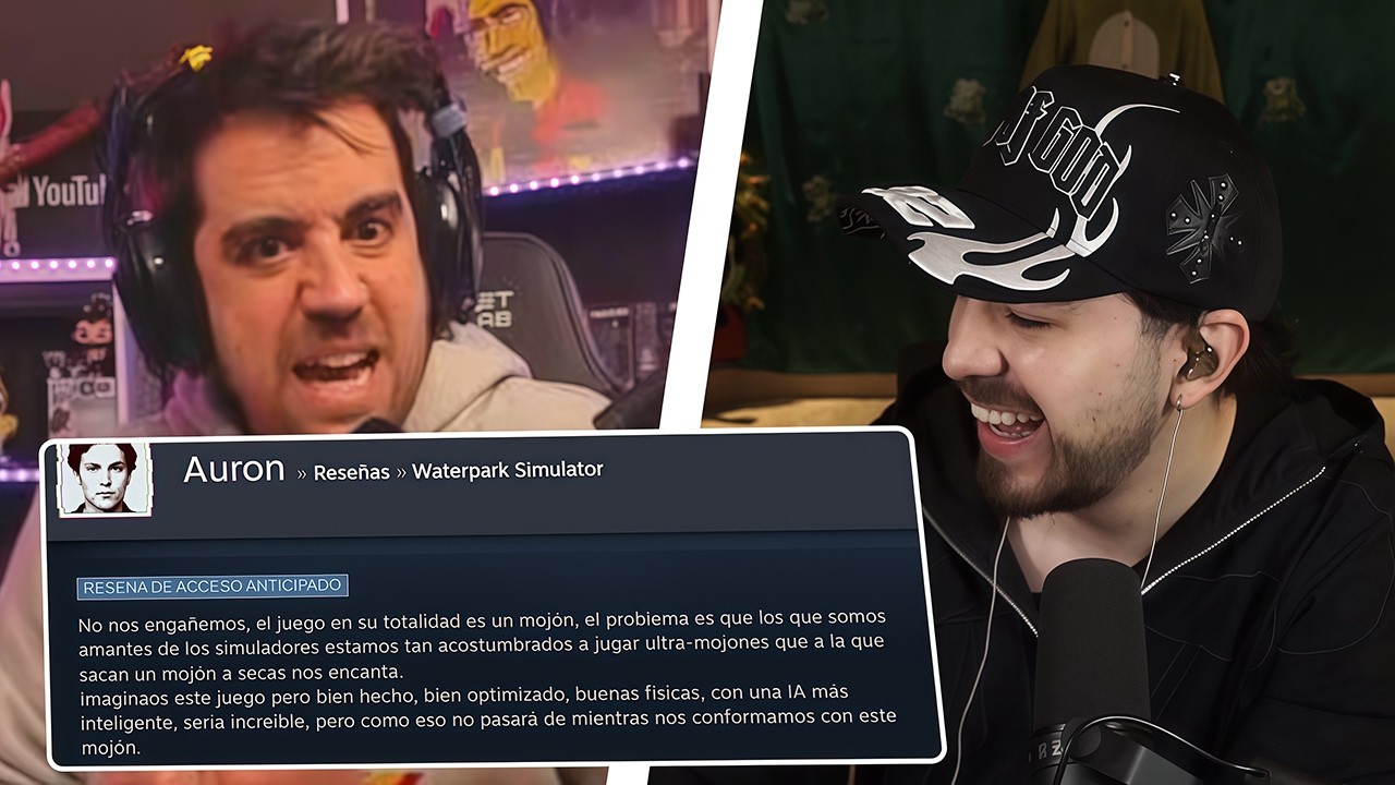 JUAN REACCIONA a las RESE&Ntilde;AS de AURON en STEAM
