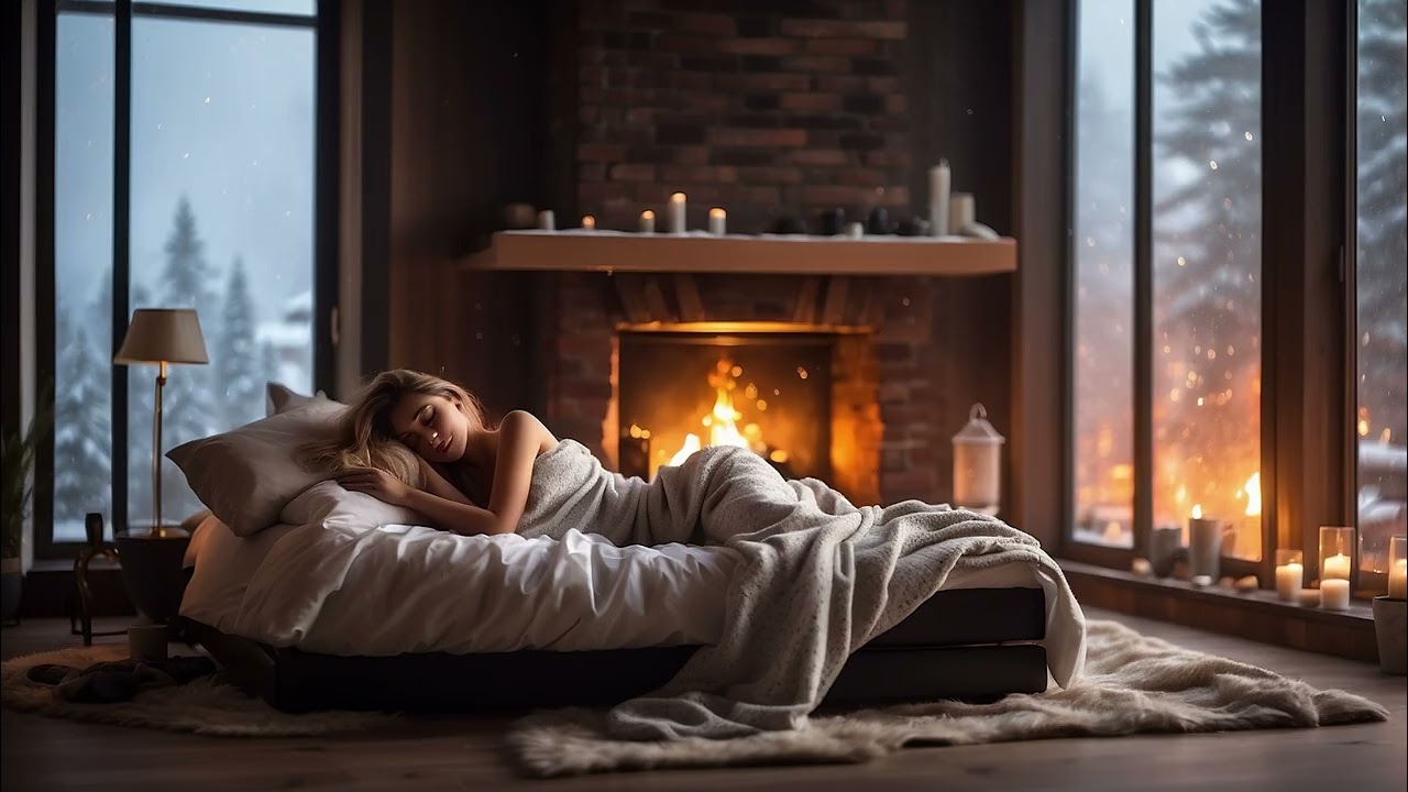 Woman Sleeping In The Bedroom