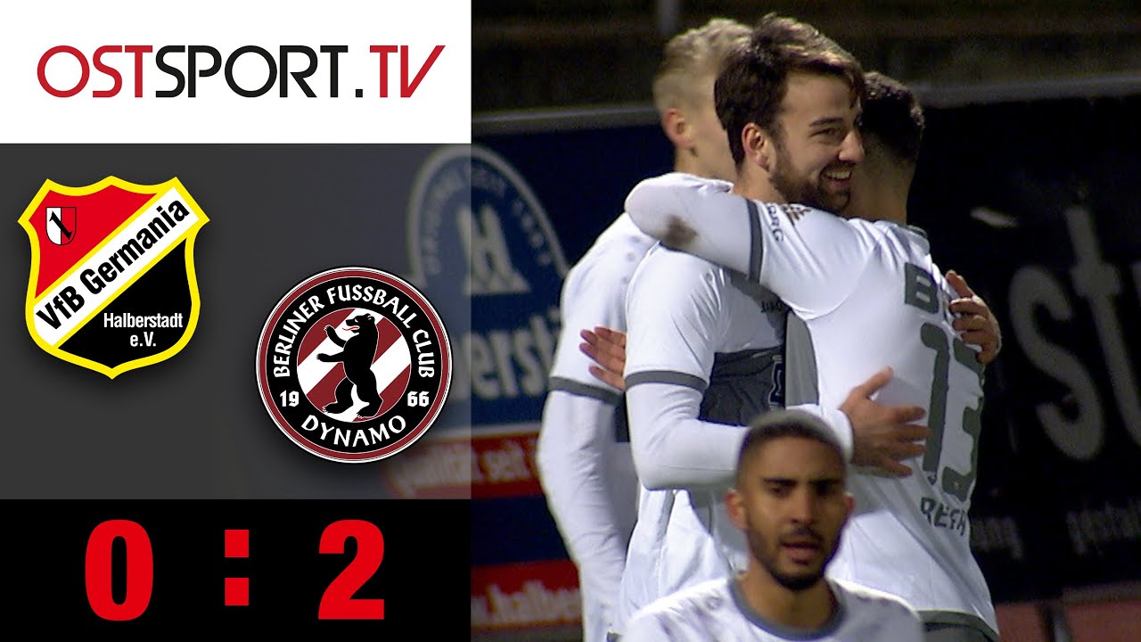 Beck &auml;rgert Entdecker Petersen: Halberstadt - BFC Dynamo 0:2 | Regionalliga Nordost | OSTSPORT.TV