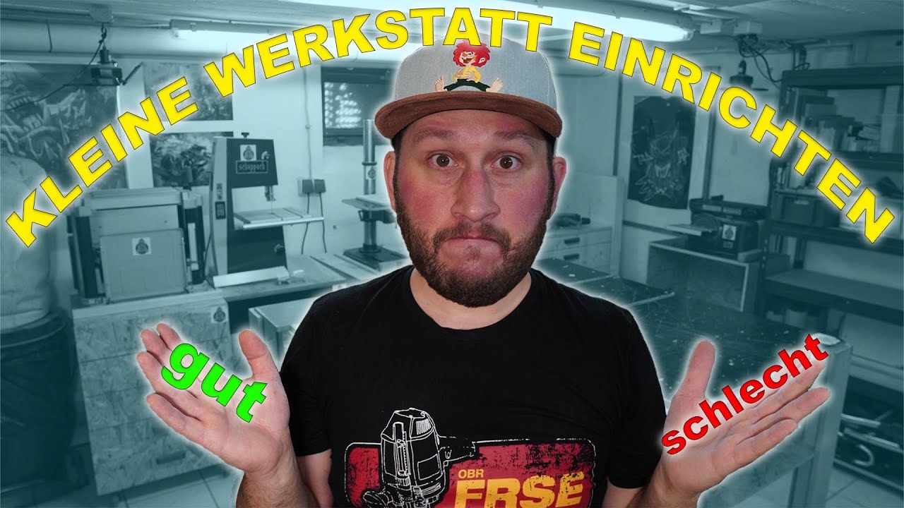 Kleine Werkstatt einrichten, meine Erfahrungen f&uuml;r dich | Tab