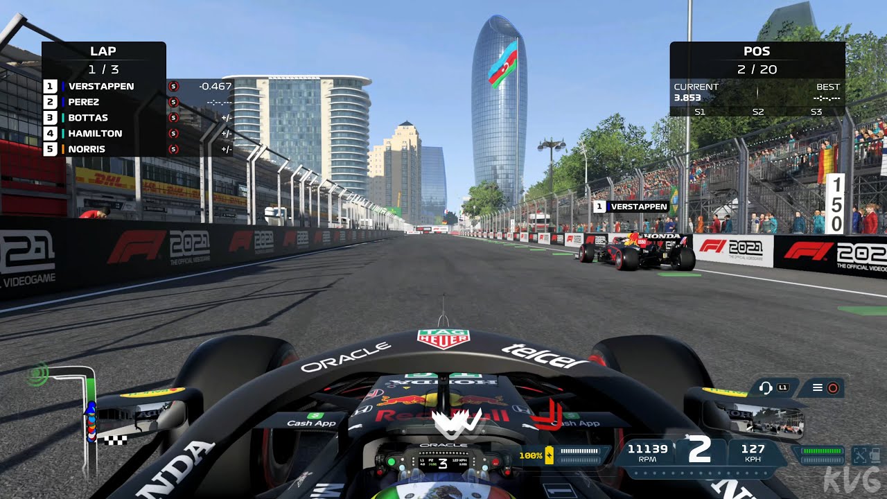 F1 2021 - Baku City Circuit (Azerbaijan Grand Prix) - Gameplay (PS5 UHD) [4K60FPS]