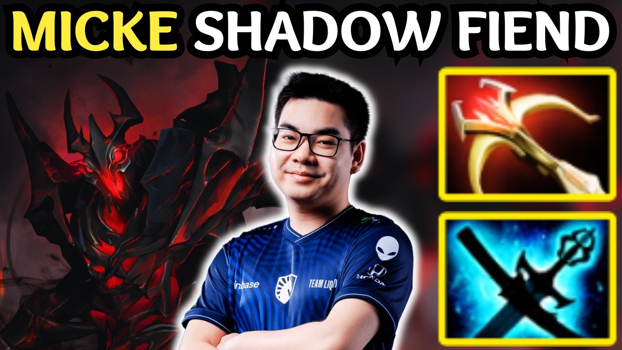 🔥 16000 MMR Micke SHADOW FIEND Carry — Pro Gameplay Domination vs Heroic 🔥 Dota 2 Gameplay