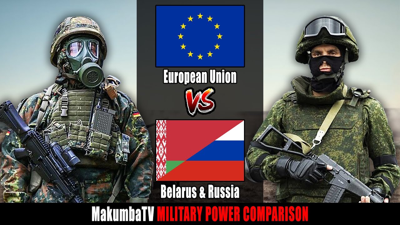 Unia Europejska vs Białoruś i Rosja 2024 | Porównanie siły militarnej