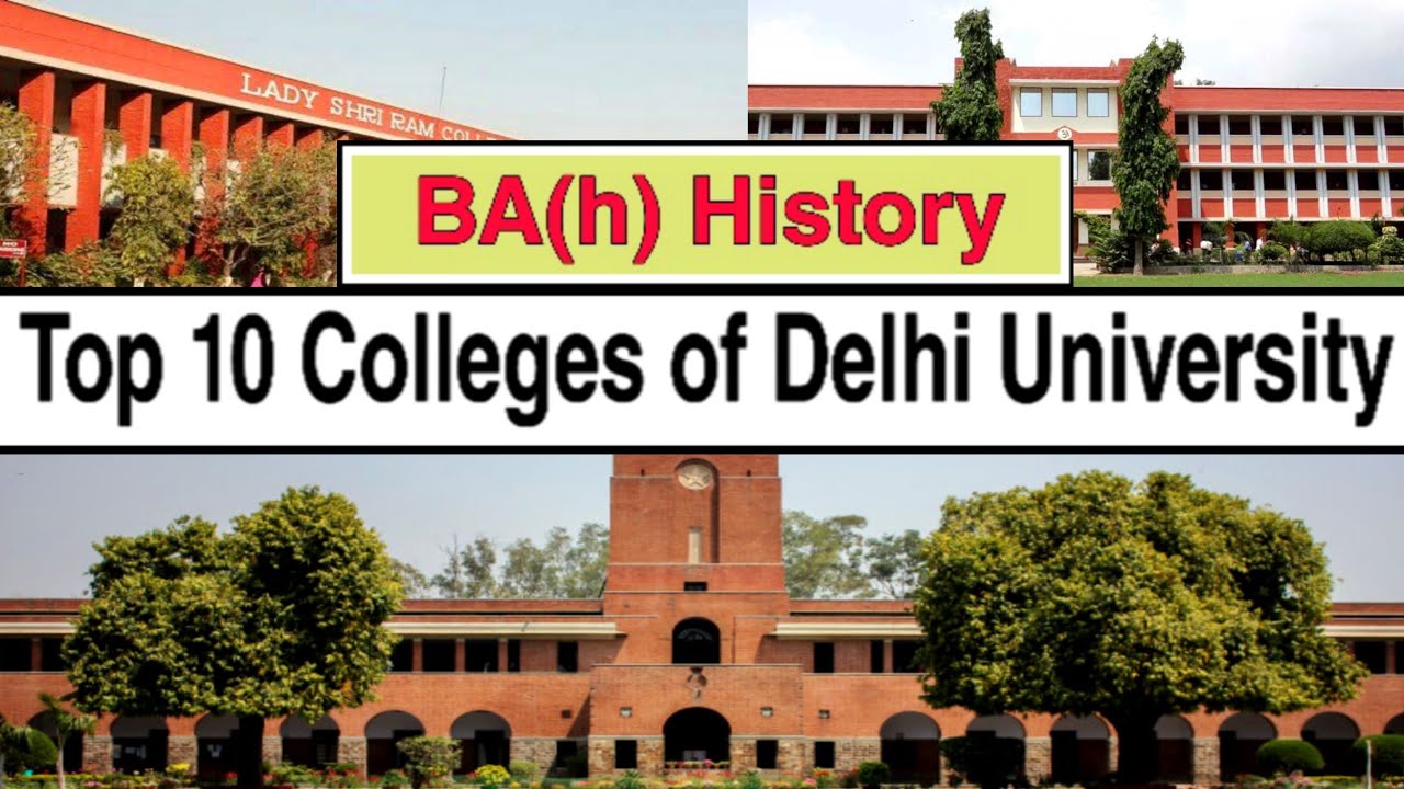 Top 10 Colleges of du for history (h) | du admission 2021 | knowducation