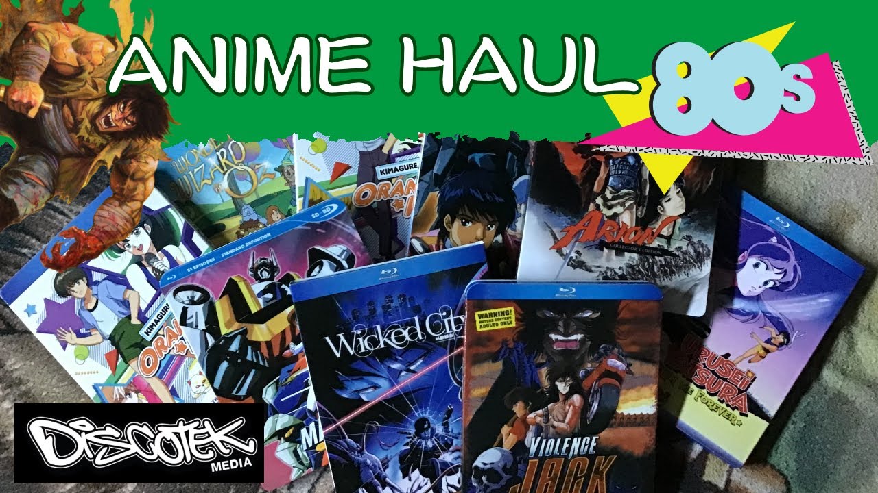 ANIME HAUL | Discotek MEGA 80's Blu Ray Haul [1986-1987]