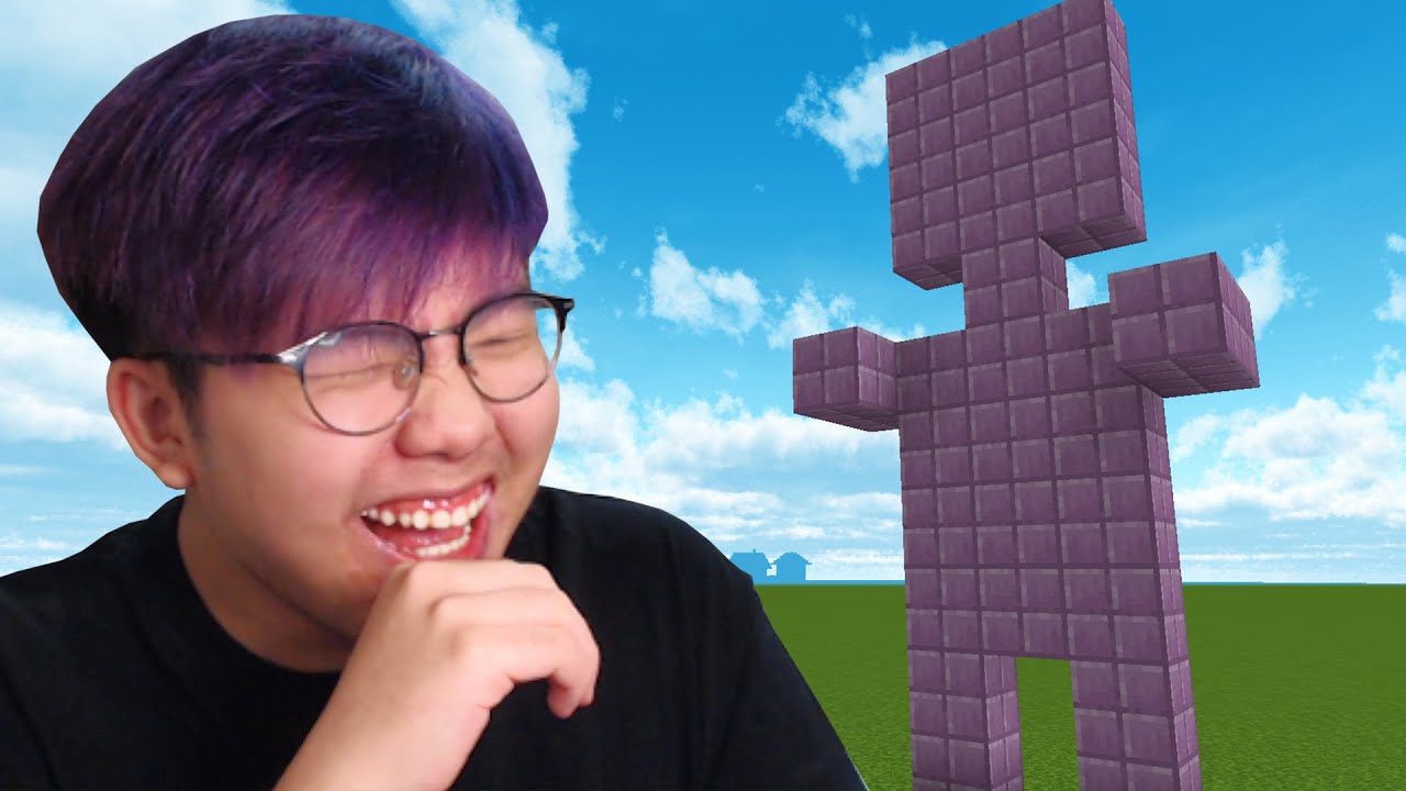 Gw Ikut Lomba Building di Minecraft, tapi Cuma Boleh Pake Satu Block ...