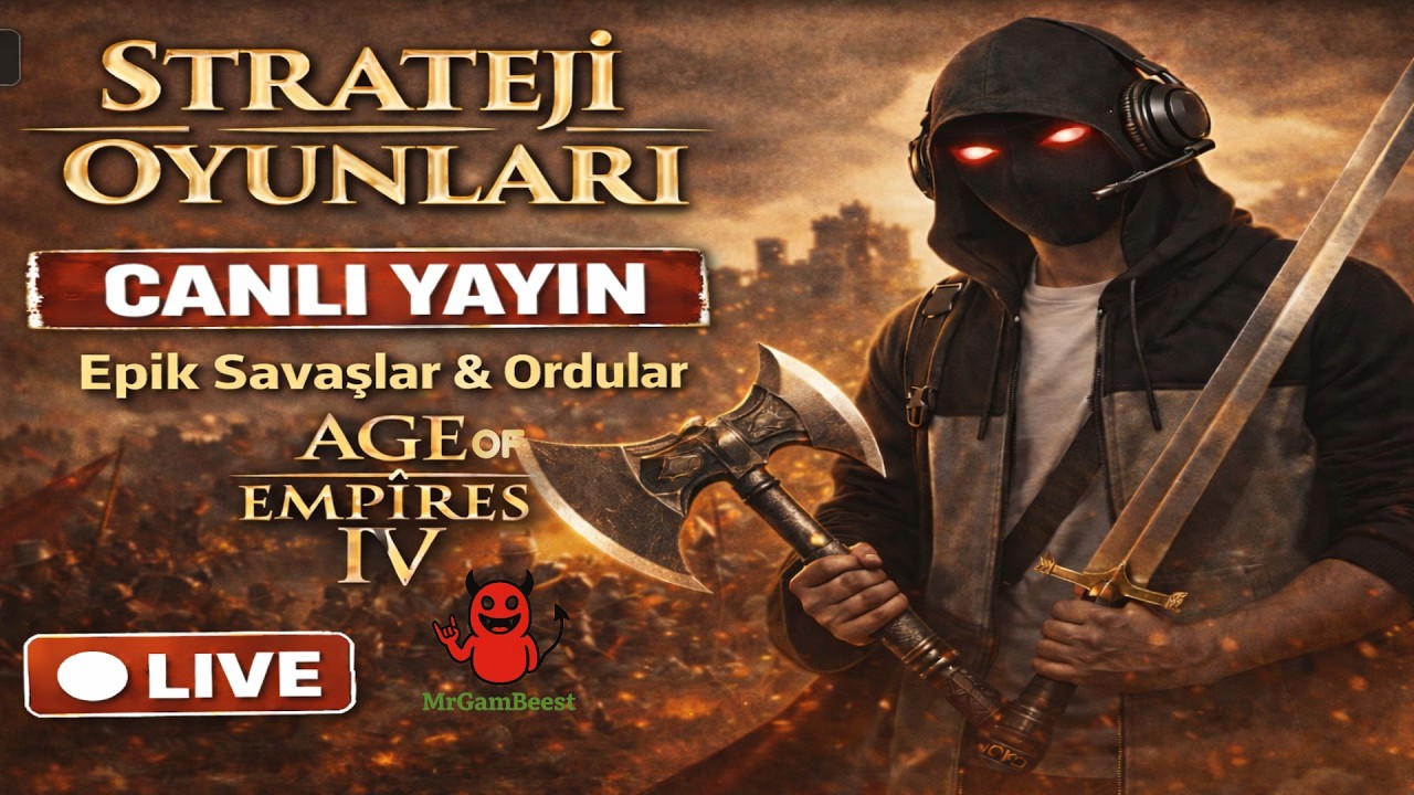 🔴 Age of Empires IV LIVE | Online Battles Canli Yayin #live #canlıyayın