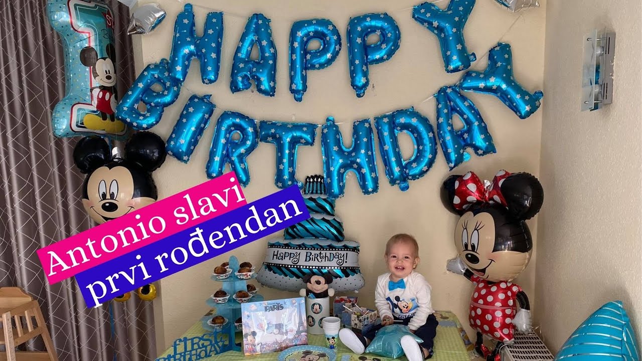 Antonio slavi prvi rođendan!!
