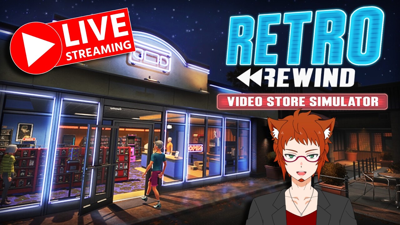 Live: Blockbuster Simulator!? I Own A Video Store Now In Retro Rewind!!!