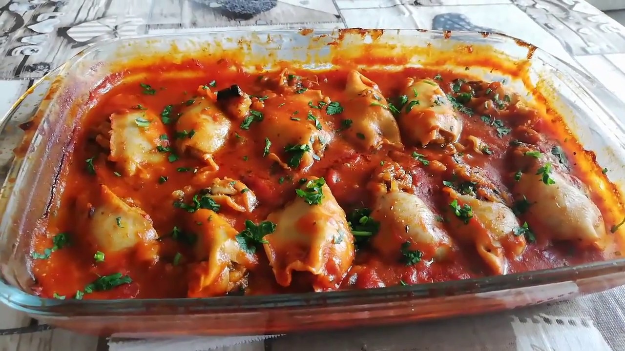 كلمار معمر في الفرن بطريقة جديدة و حشوة لذيذة😋