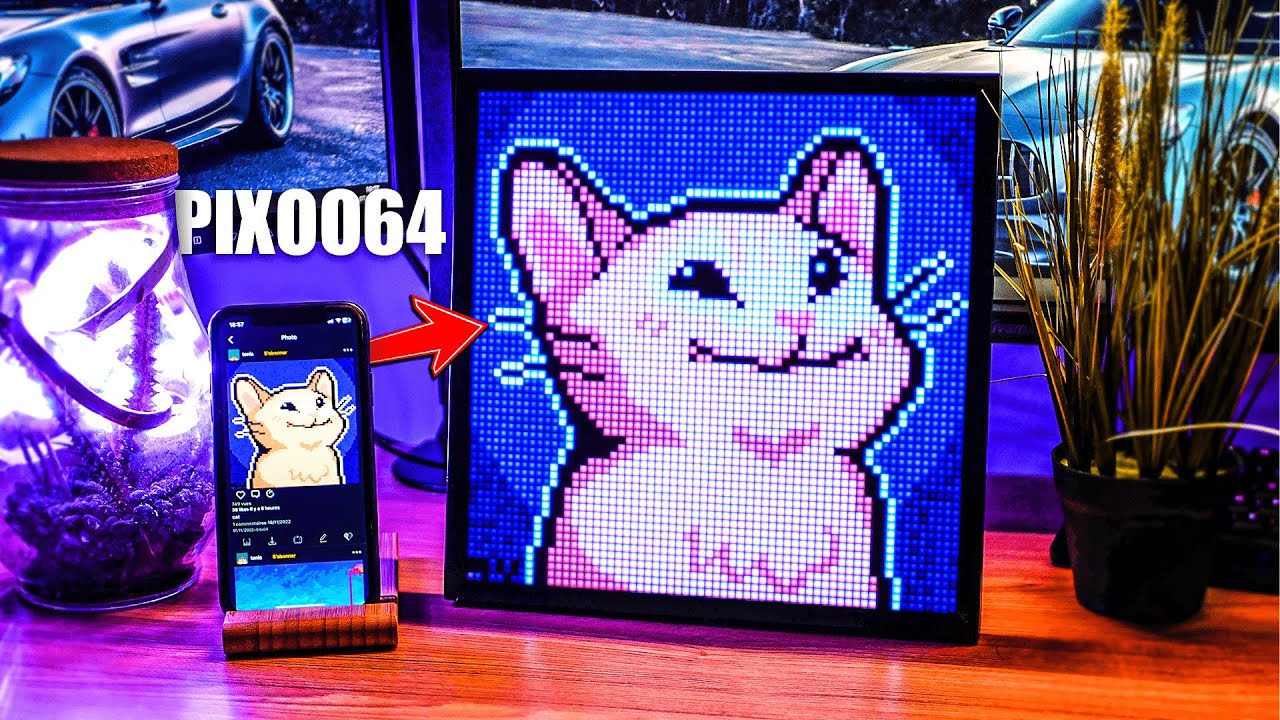 Test du Divoom Pixoo 64 un Cadre Connecté EXCELLENT !
