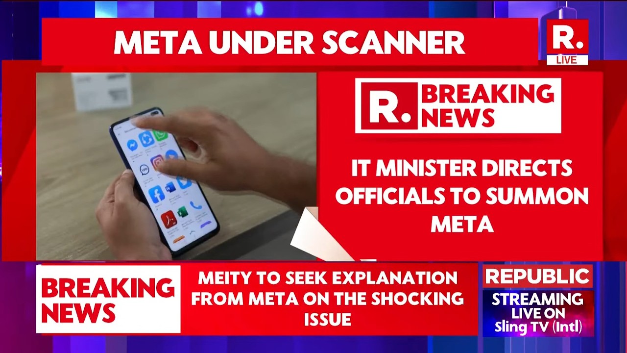 BREAKING LIVE: MeitY Summons Meta Over Instagram Ads Issue | Govt Seeks Explanation