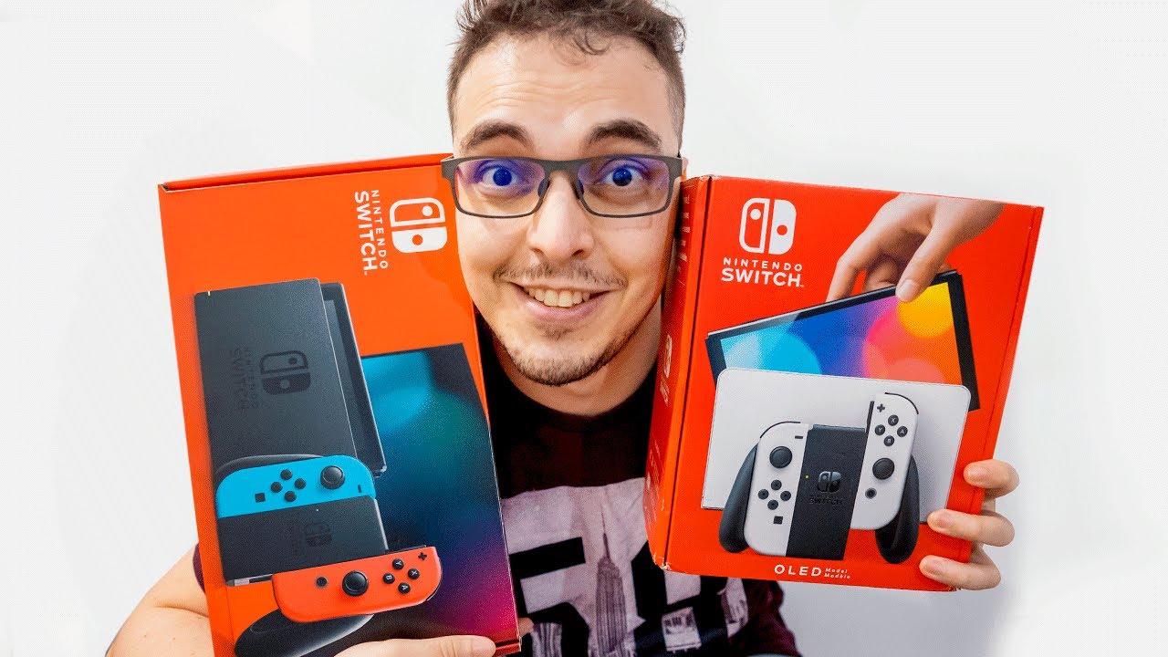 O NOVO Nintendo Switch OLED vs Nintendo Switch