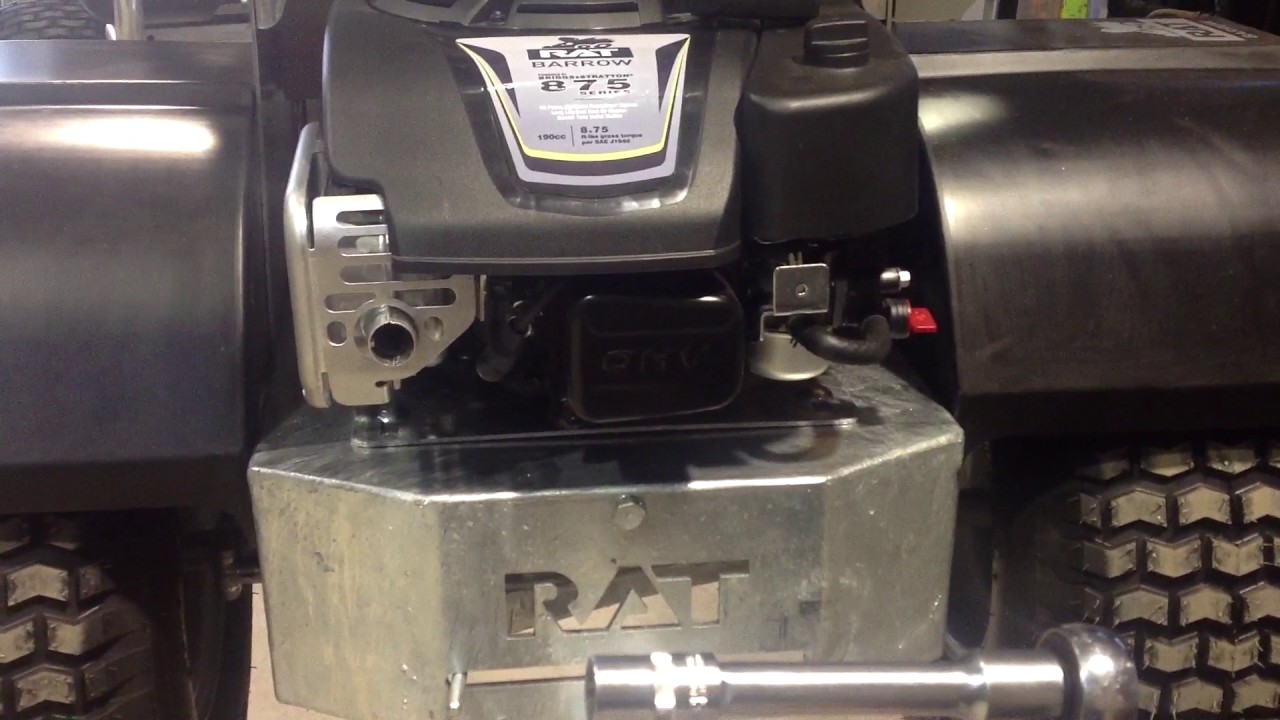 How to adjust the drive belt on your RAT Barrow.