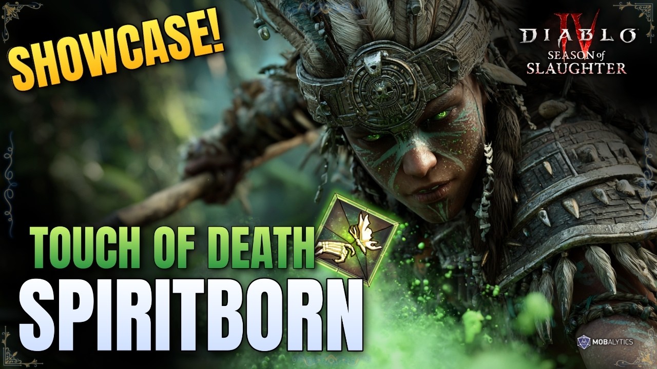 This Touch Of Death Spiritborn Blasts The Endgame In Diablo 4 Season 12!