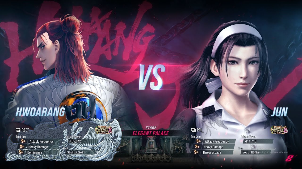 T8 🔥 REST (Hwoarang) Versus PTJ (Jun) 🔥 Tekken 8 High Level Gameplay