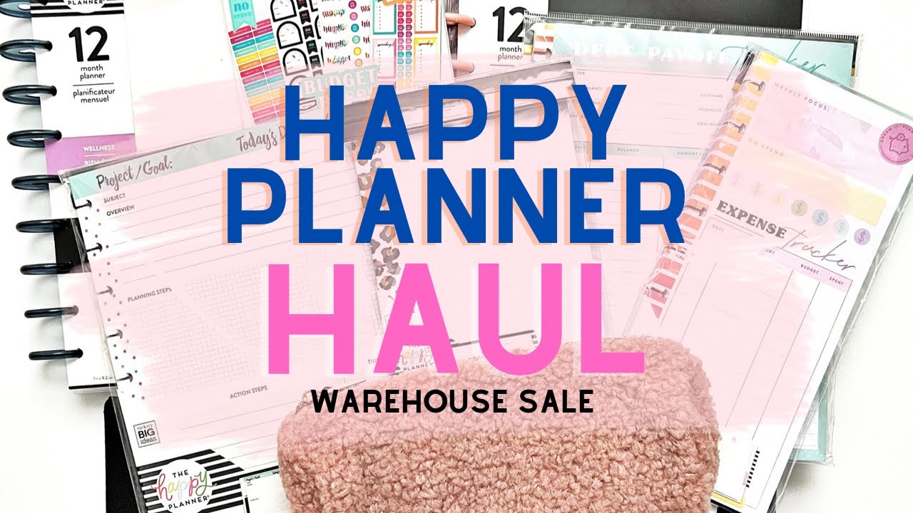 Happy Planner Haul | Warehouse Sale Unboxing