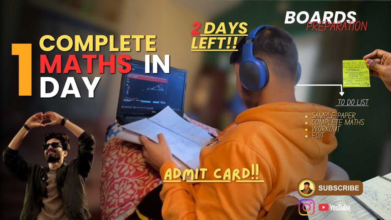 Admit Card Liya + Maths Preparation for Boards 2026 | Final Countdown Begins!