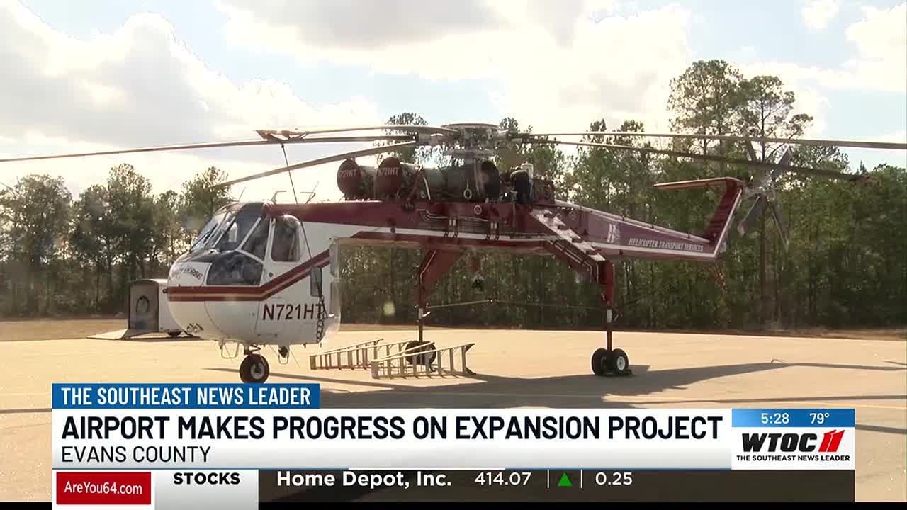 Claxton-Evans County Airport continue development of million dollar expansion project